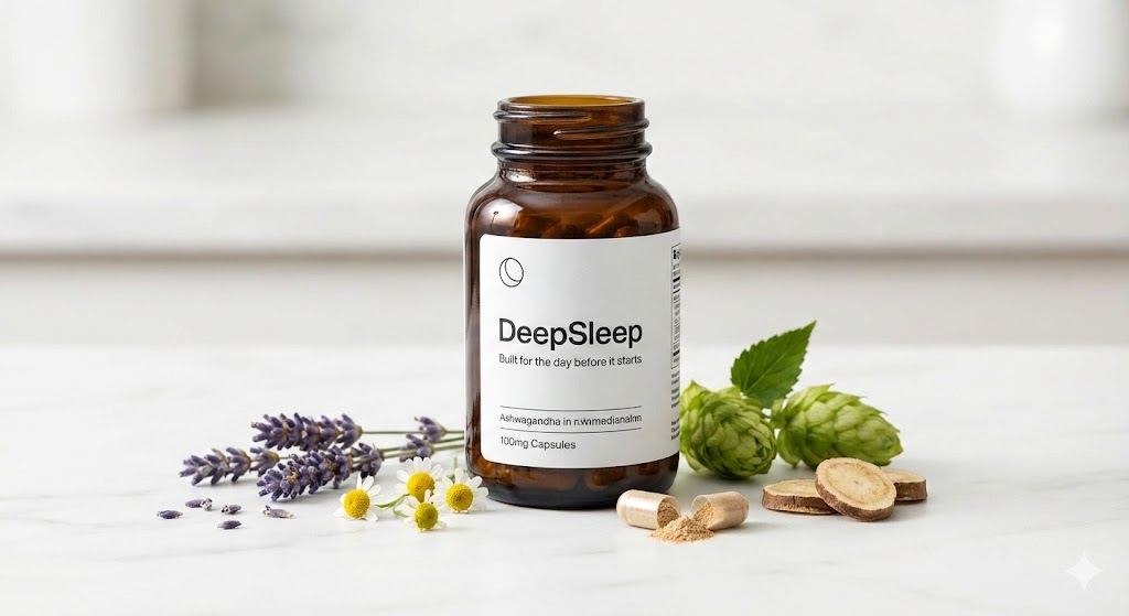 <span class="ph-title">[ BILD-PLATZHALTER ]</span>
  Melatonin-Spray auf Nachttisch. Alltäglich, vertraut. Keine konkrete Marke.